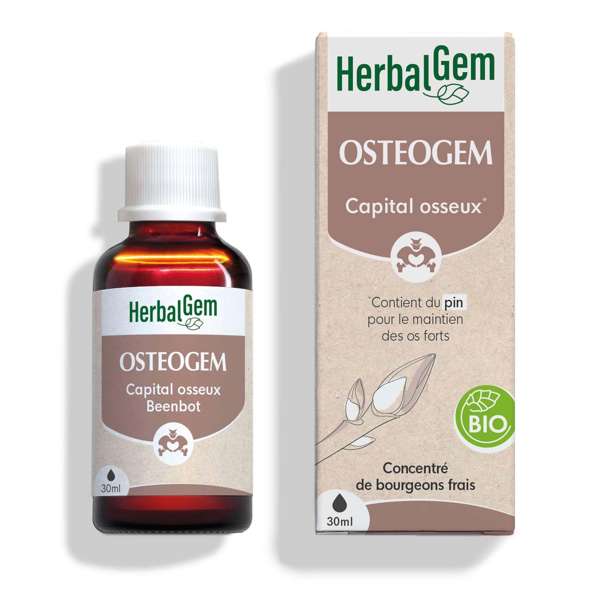 HerbalGem Osteogem Bio Complexe Gemmothérapie 30 ml
