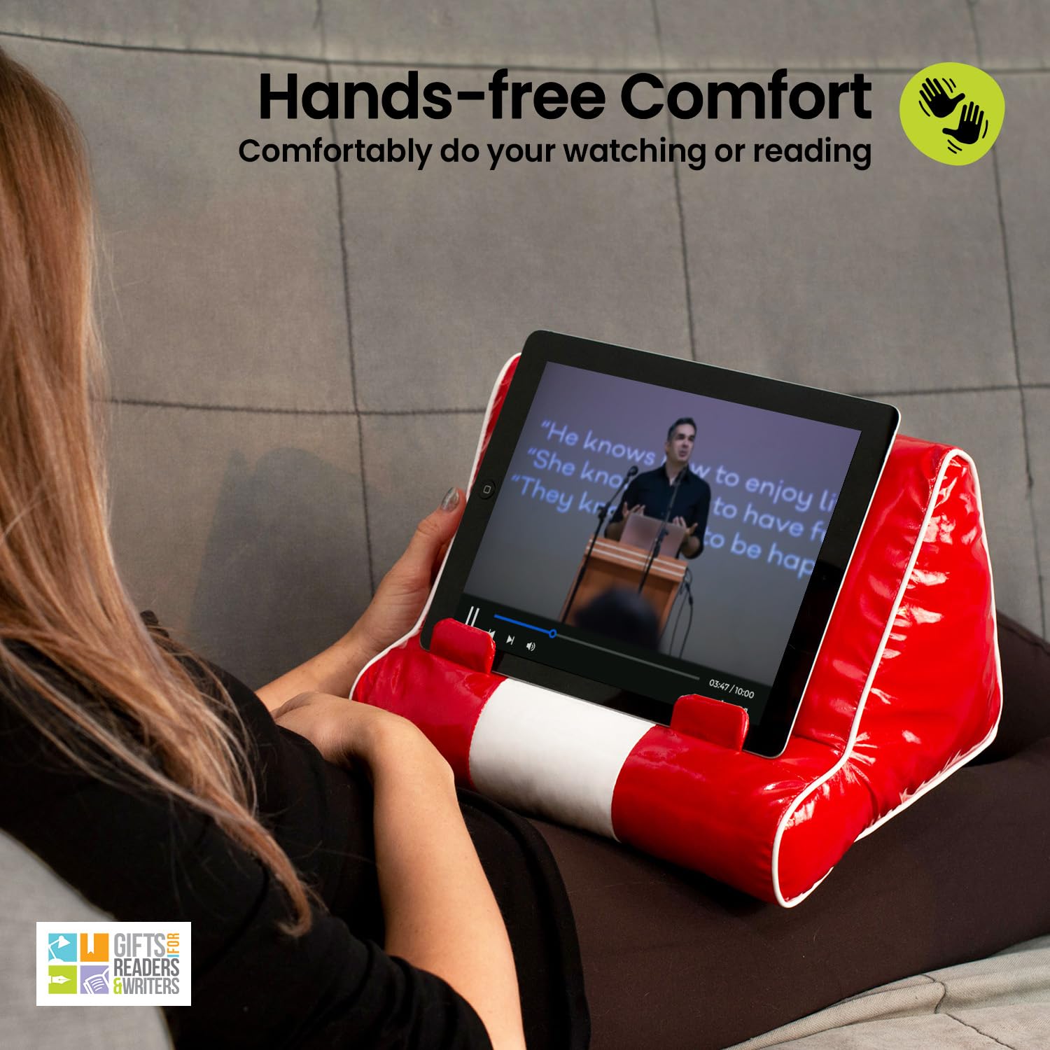 美品✨タブレットスタンド ブックホルダー 読書用枕 寝ながら読書 タブレット Amazon | Book Couch iPad Stand | タブレットスタンド | ブック