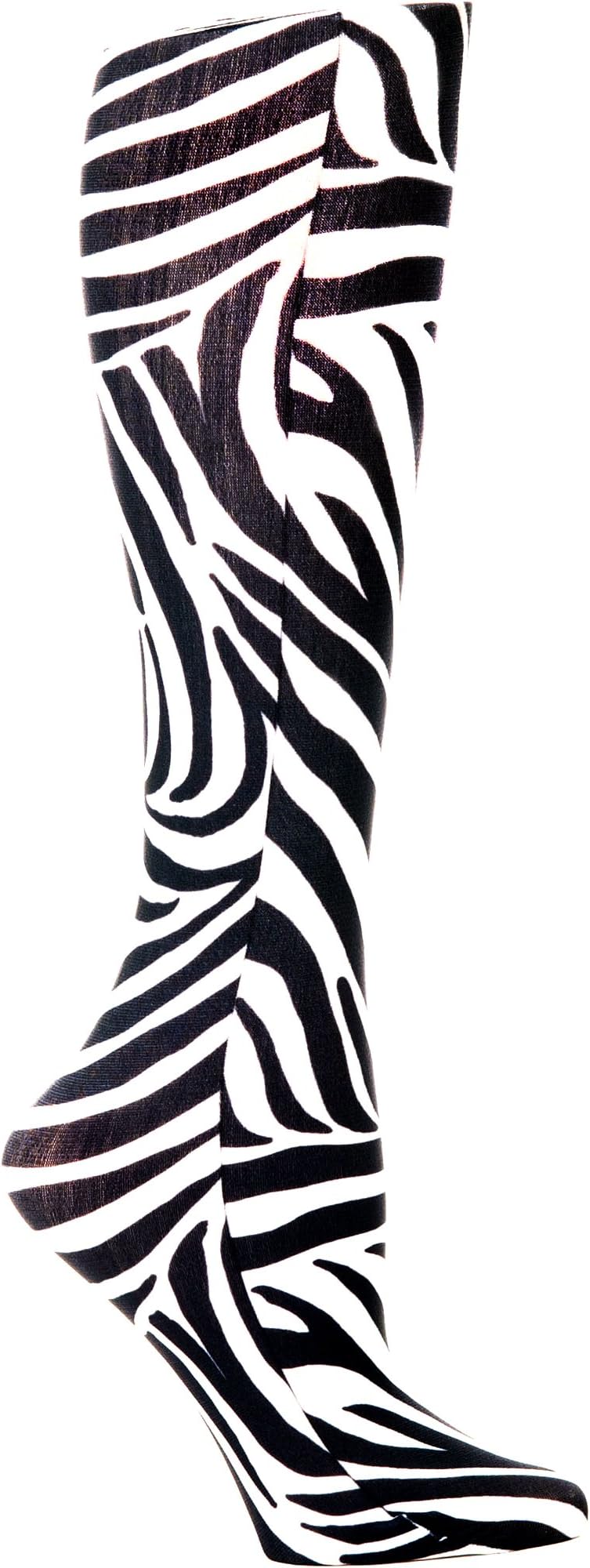 Celeste Stein Therapeutic Compression Socks, Flow Zebra, 15-20 mmhg, 1, Pair