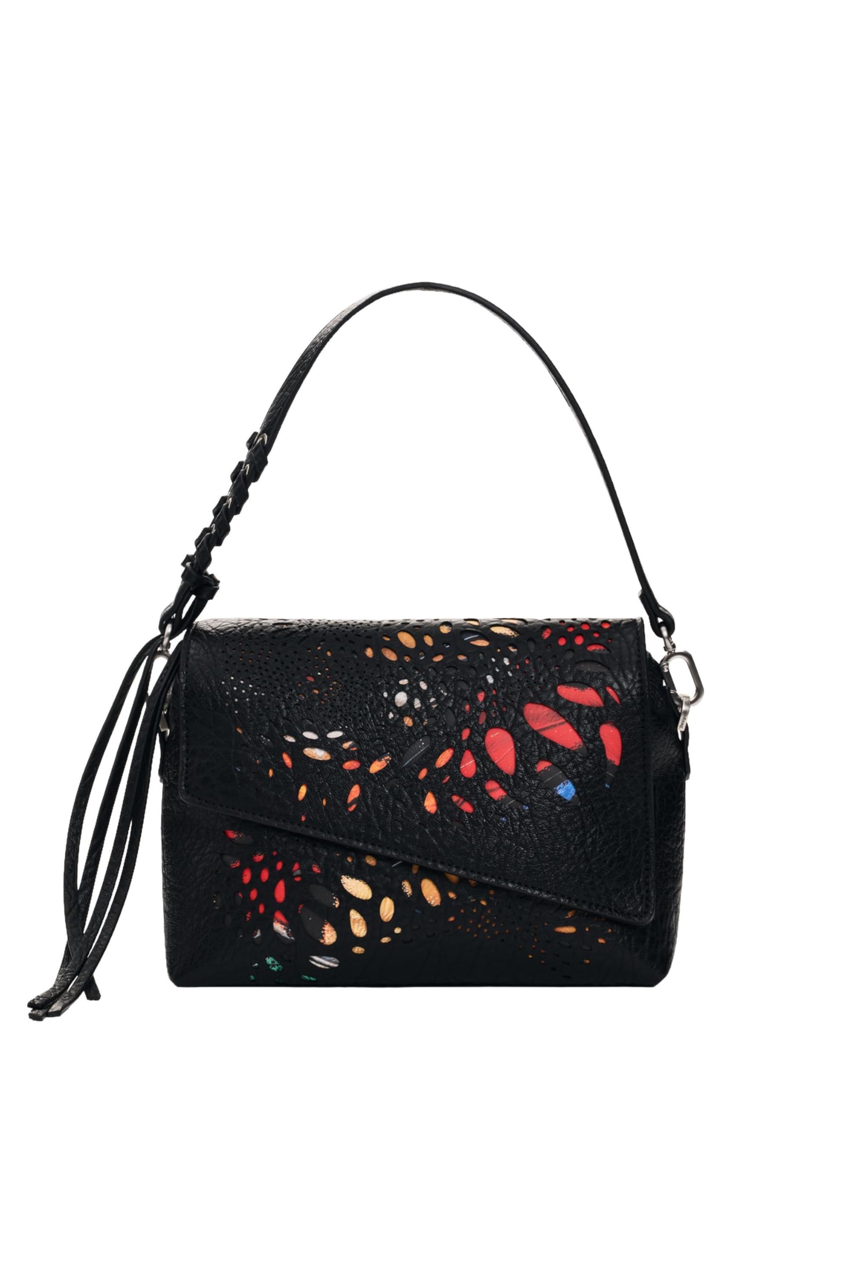 Desigual borsa a tracolla Notus Print Phuket Shoulder Bag Black nero