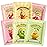 Kaely 6 Pack Fruit Face Masks for Kids, Kids Face Mask Spa Day Kit Supplies, Spa Party Favors for Teens Girls Women, Sheet Facial Mask Skincare Gifts Set, Moisturize Soothe for All Skin Types, 02