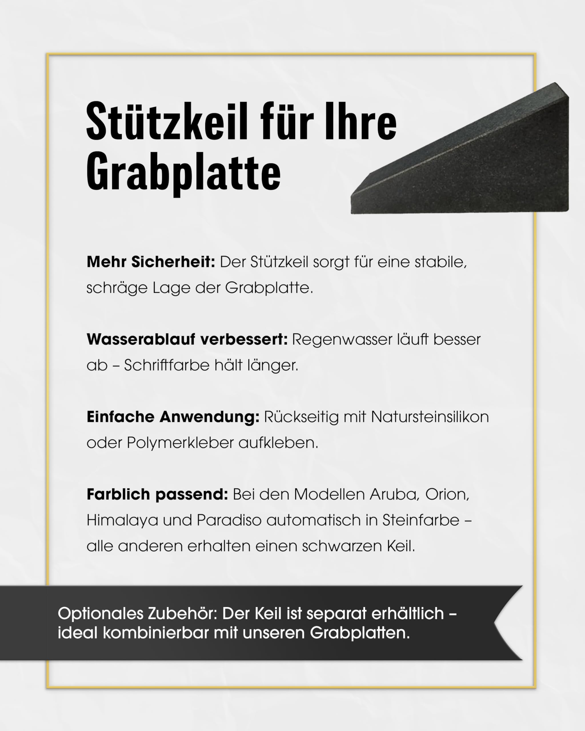Grabplatte, Grabstein, Grabkissen, Urnengrabstein, Liegegrabstein Modell Pure 40 x 30 x 5 cm Marina Blue-Granit, poliert inkl. Gravur (Sandstrahl-Ornament Baum 1)