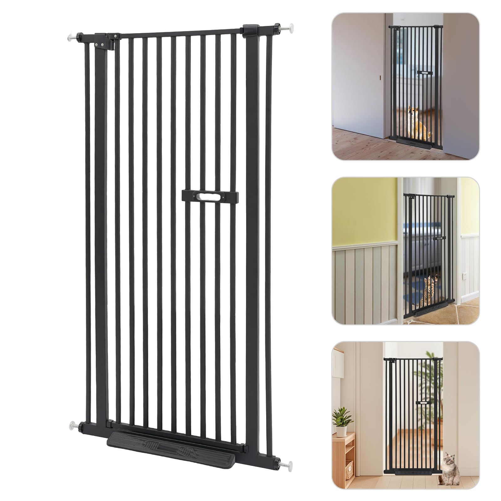 Barriera di sicurezza cane gatto estensibile 150 cm 76-85 cm senza foratura