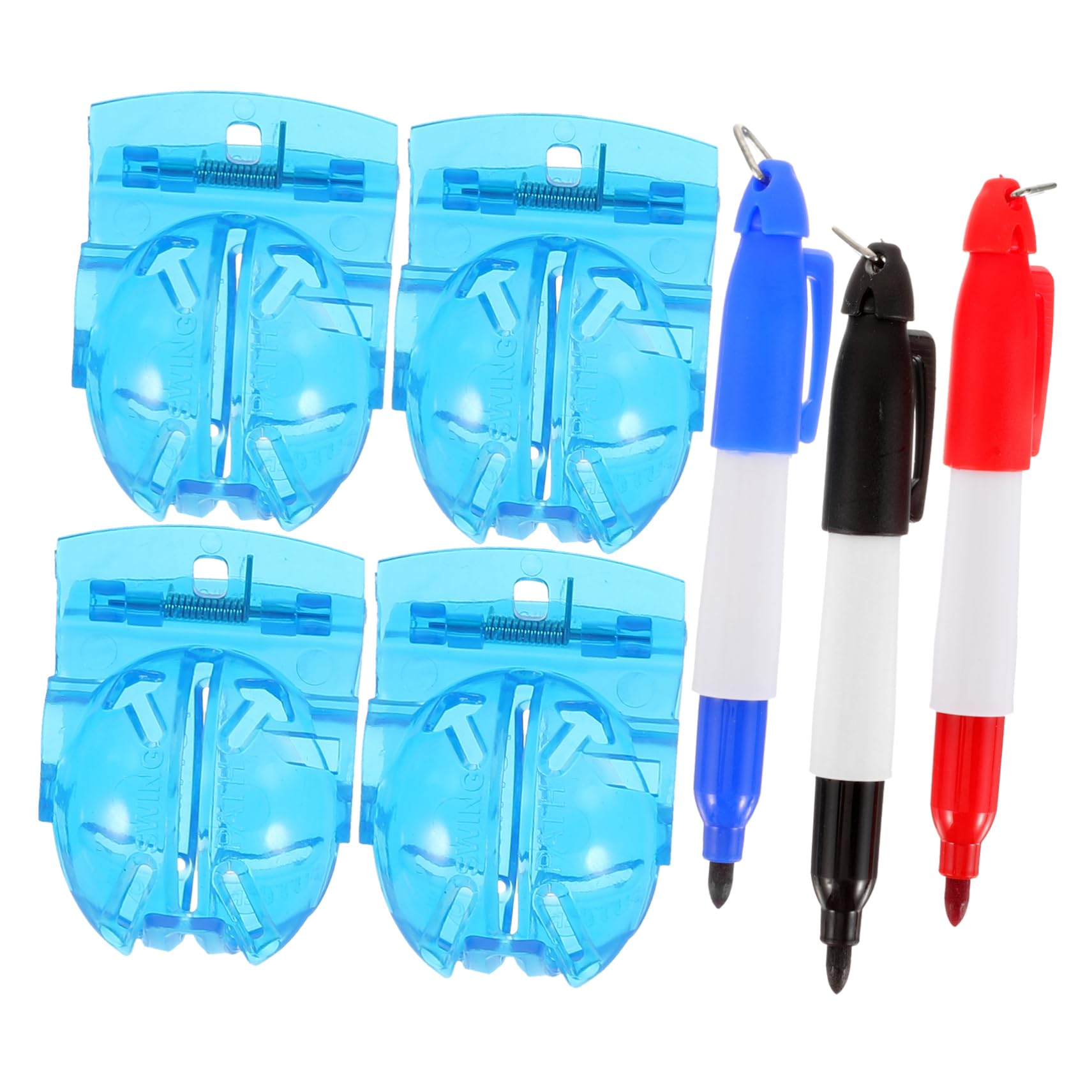 UPKOCH Golfball Markierer und Ausrichtungshilfe Teiliges Blaue Marker mit Federclip Marker Stifte für Präzise Ballmarkierungen und Verbessertes Putten