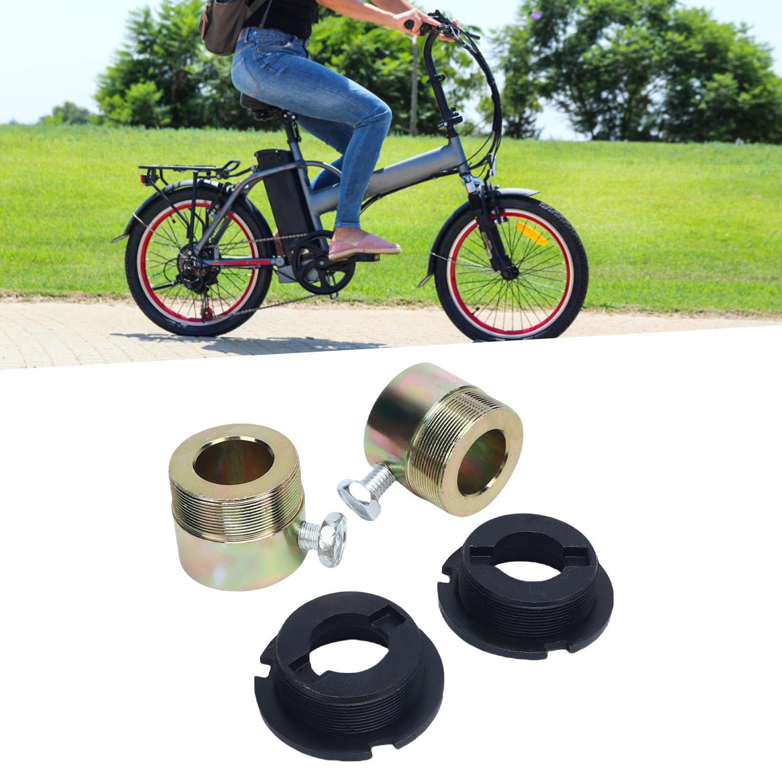 Adaptateur de roue libre et kit de connecteur pour tricycles électriques et motos – Roue libre de rechange en acier de 20 mm
