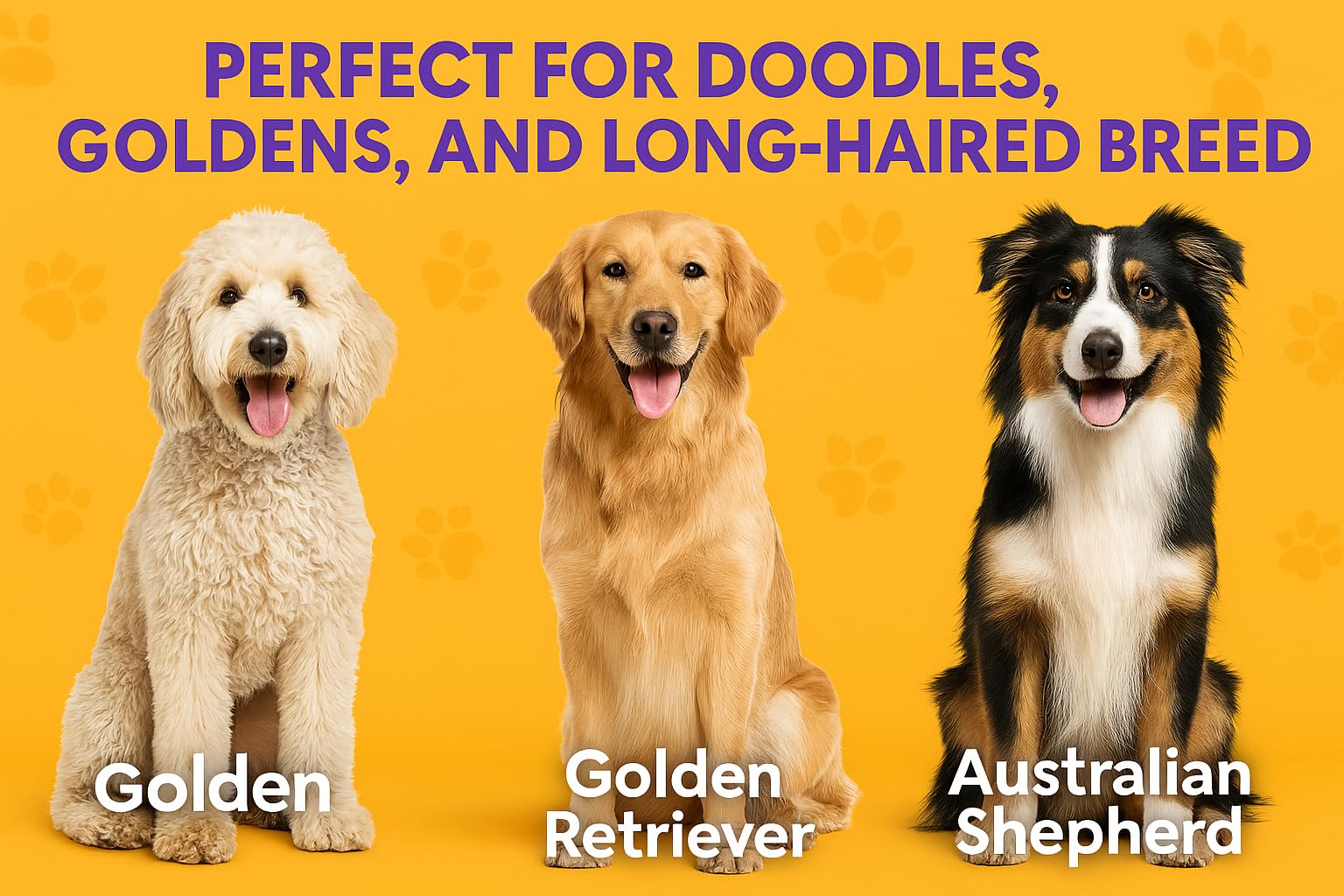 Round Bristle Pet Brush for Dogs and Cats - Soft Dog Brush for Grooming Short or Long Hair - Gentle Tool for Sensitive Skin Removes Dander, Dirt, and Detangles (Purple) - image 6