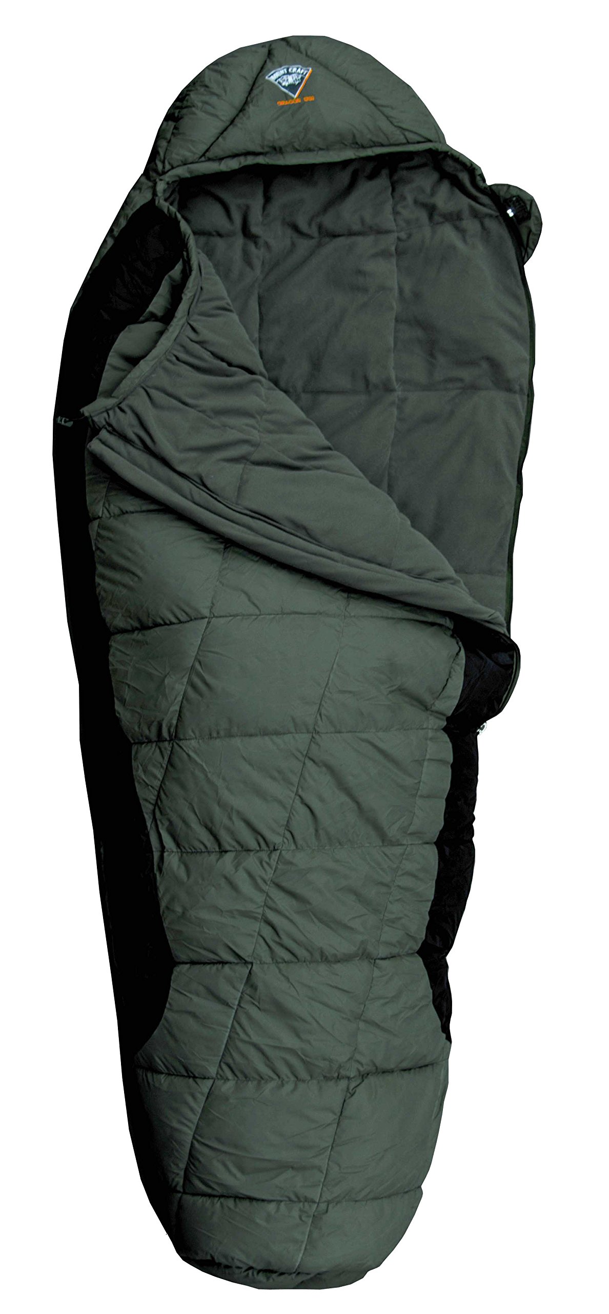 Mountcraft Nylon with Polyster lining Uniex Mummy Sleeping Bag Dragon 1200-7 Degree for Camping,Hiking,Trekking and Climbing (Olive Green) (B015091QD0) Amazon Price History, Amazon Price Tracker