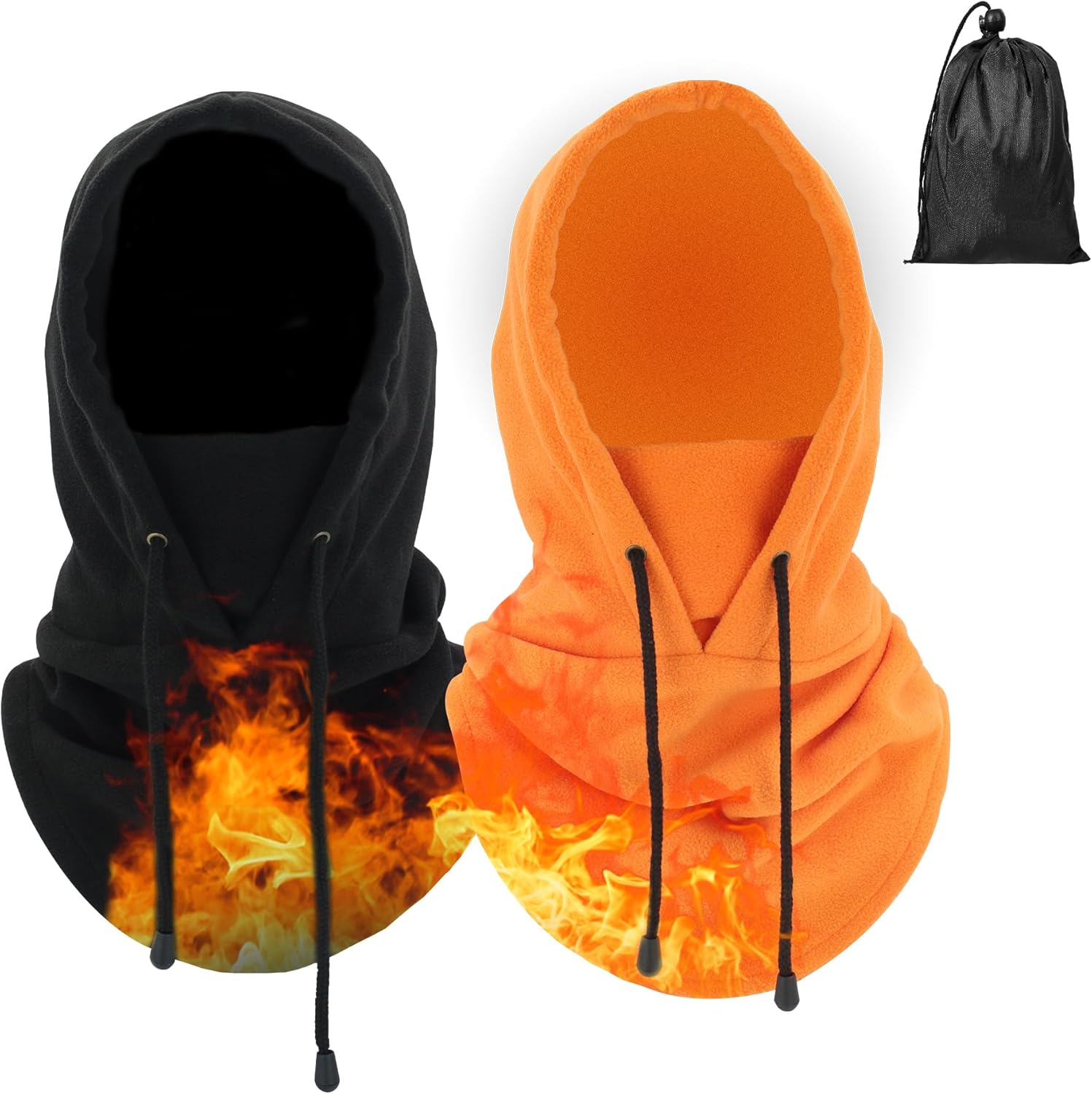 Face Masks Balaclavas Thermal Windproof Ski Mask Cold Weather Elastic for Cycling Climbing Working Construction