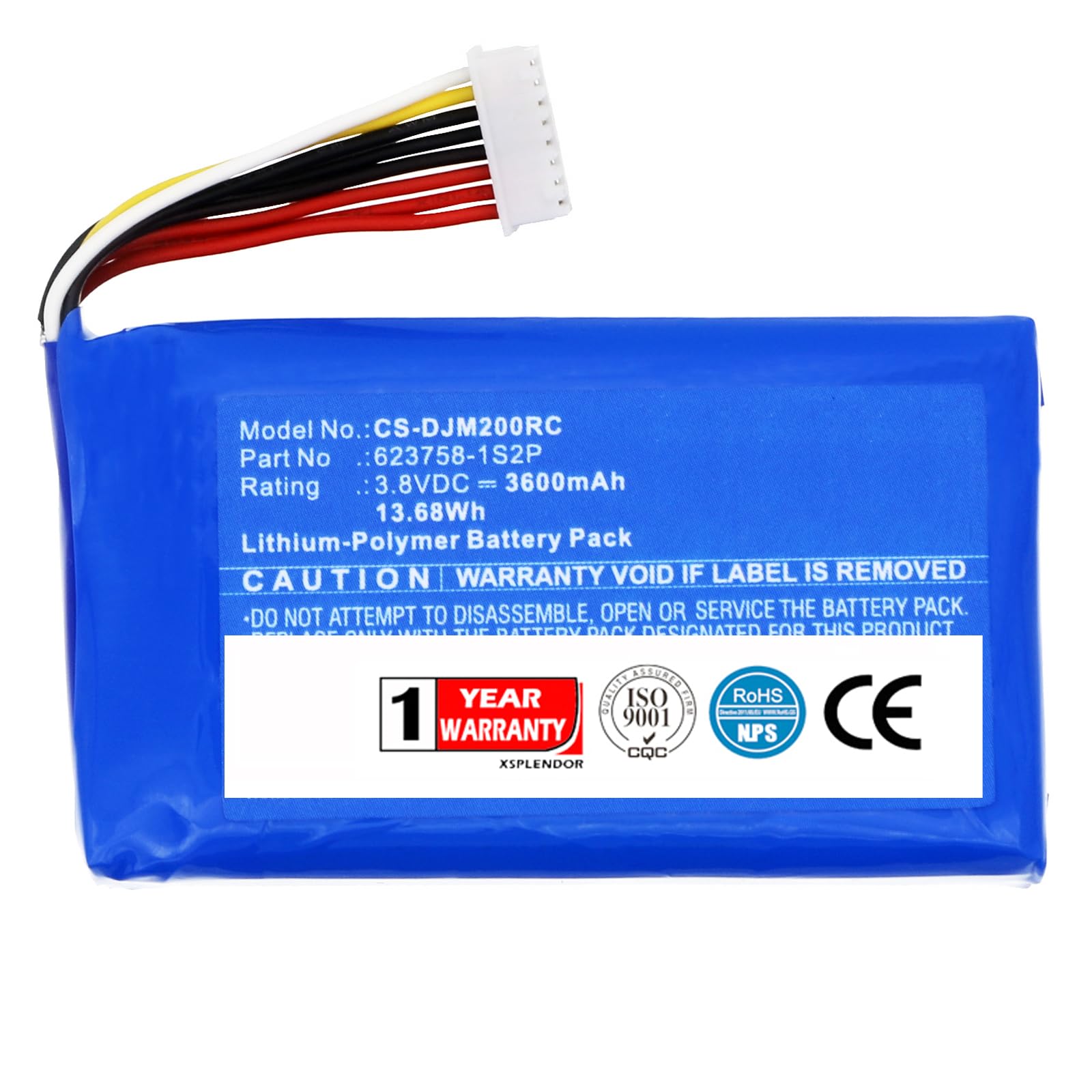 Cameron Sino Batteria ricambio 3600 mAh per DJI Mavic 2 Pro, Mavic 2 Zoom, PN. FB2-3850, CP.MA.00000038.01/76573