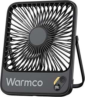 Warmco 10000mAh Portable Fan: Quiet 24H Rechargeable for Travel & Desk - Expert Review | Wild Nature Journey
