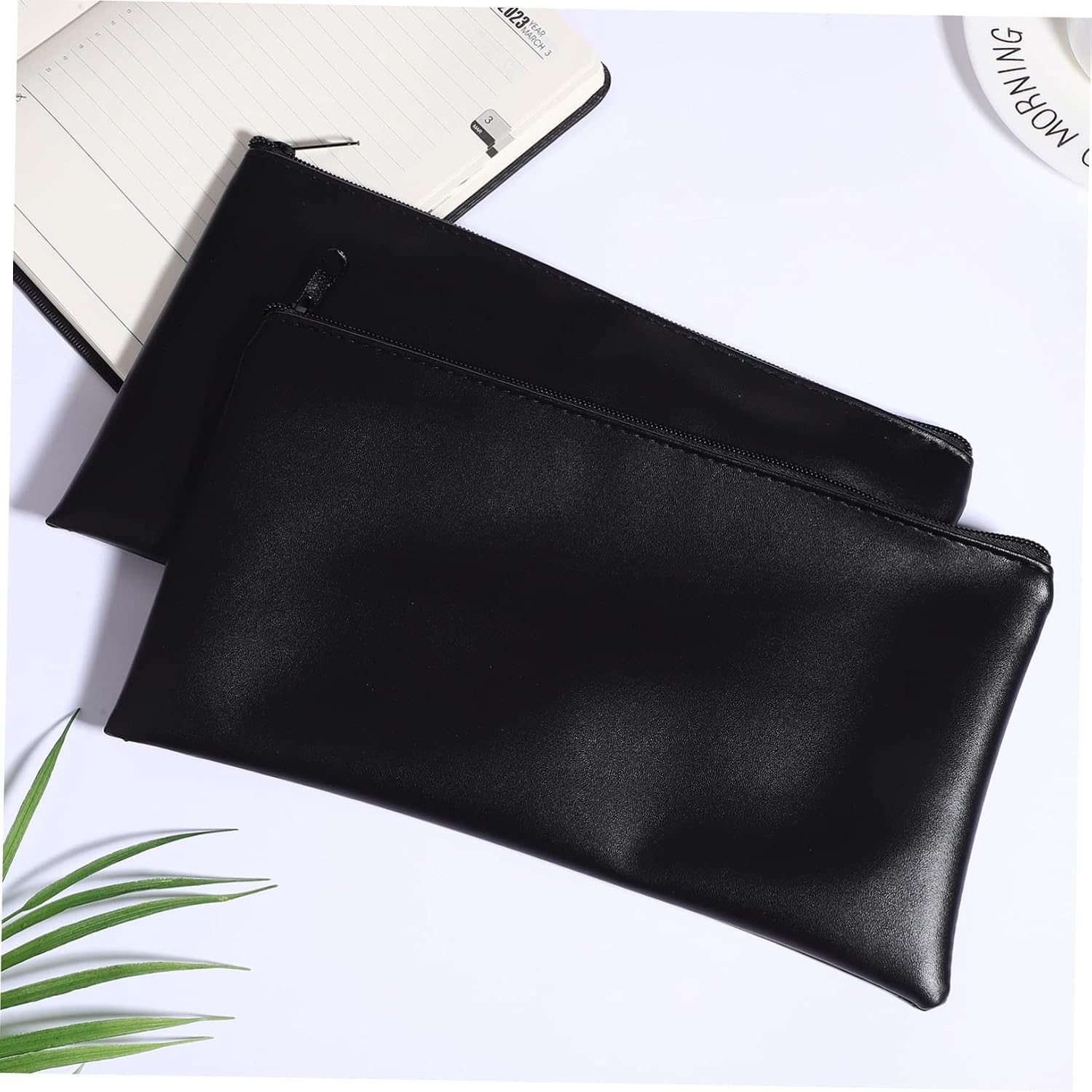 2pcs Money Holder Bag Cash Envelopes Pockets for Receipts Bills Coins for Traveling
