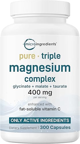 Miniatura 6 de Micro Ingredients Vitamina D3 5,000iu + K2 100mcg cápsulas blandas y complejo de magnesio triple puro de 400 mg cápsulas  Paquete de 2  Vitaminas