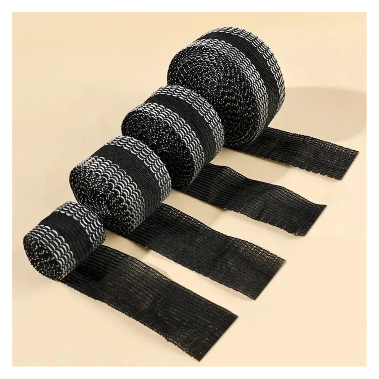 Nastro per orli dei pantaloni 1/50M Autoadesiva Pantaloni Orlo Pasta Nastro Bordo Dei Iron-on Pant Accorciare Riparazione Jean for Tessuto Cucito FAI DA TE(Khaki,50m (10Rolls))