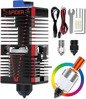 【2023 Upgraded】Creality Spider 4.0 Pro, Spider Ceramic All Metal Hotend Upgrade Kit，High Flow High Temperature Up to 300℃, Fit for Ender 3, Ender 3v2, Ender 3 pro, Ender 3s, Ender 5 Plus, CR-10 Series
