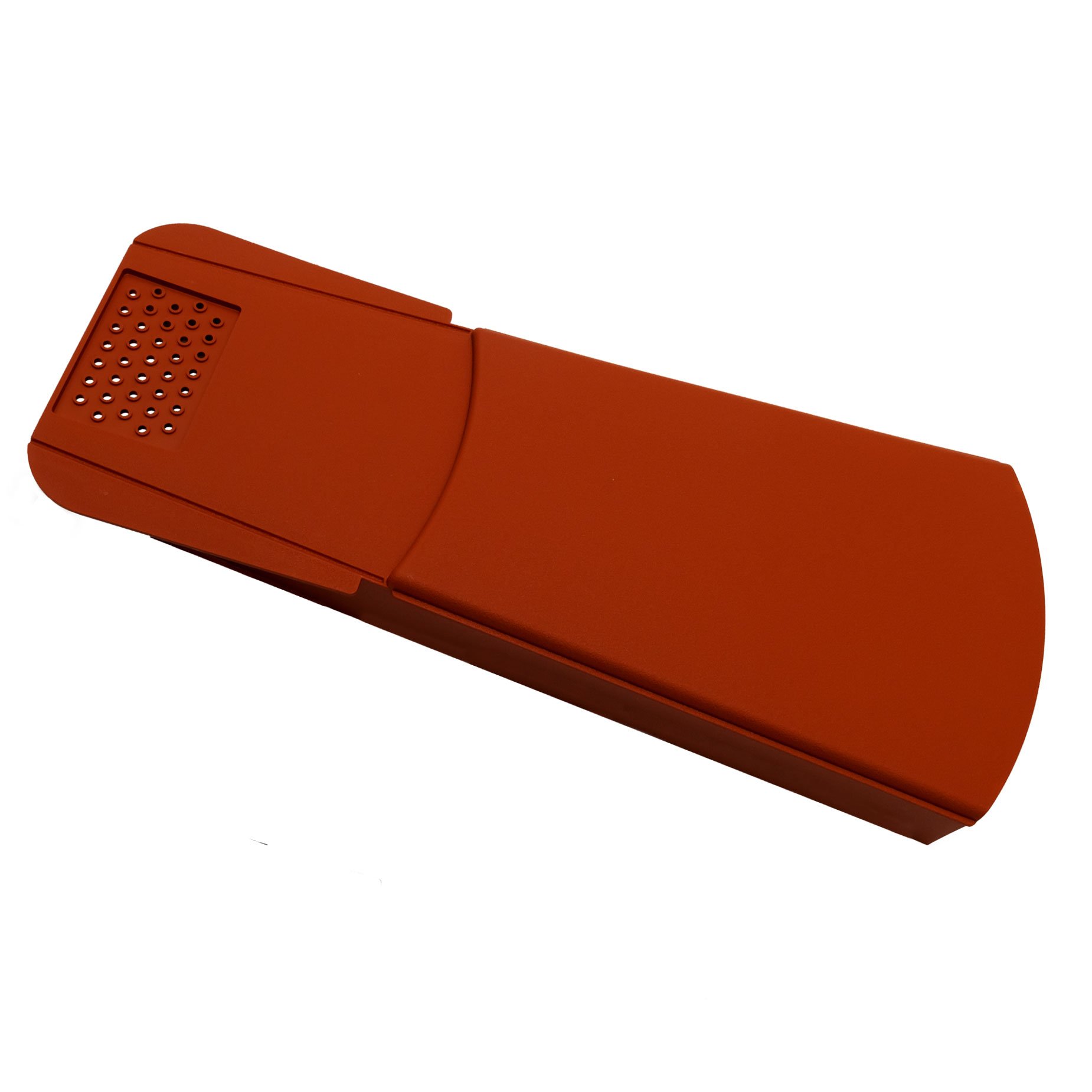 12 Pack of Terracotta Easy-Trim Universal Dry Verge System for Gable/Apex Roof Tile Plastic End Cap