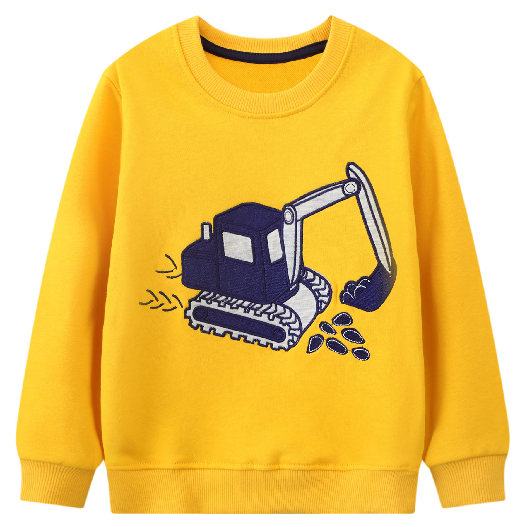 Sudaderas Niño Dinosaurio Pullover de Algodón Bebé Niños Sweatshirt Cuello Redondo para Niño Camiseta Casual de Manga Larga Sudaderas sin Capucha para Niño de 2-7 Años