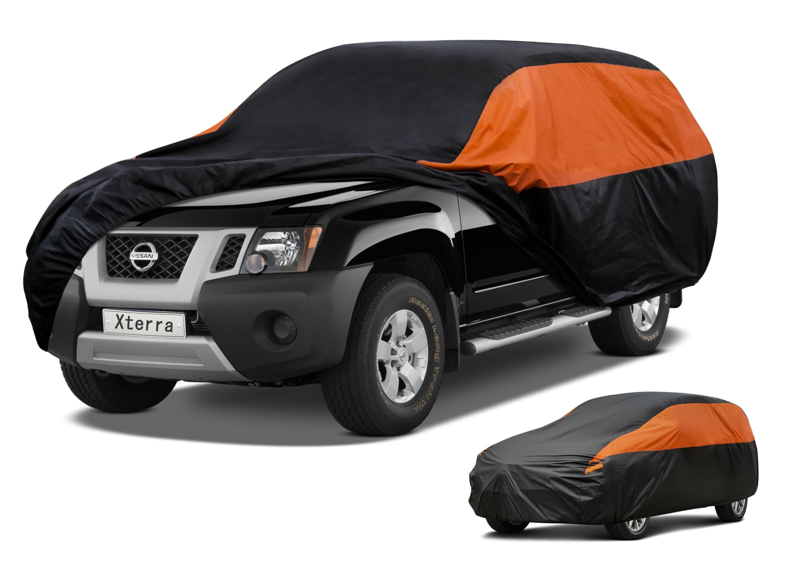 GUNHYI Nissan Car Cover Custom Fit Nissan Xterra Waterproof All Weather for Automobiles, Lightweight Full Exterior Cover Outdoor Sun UV Rain Dust Snow Wind Protection.