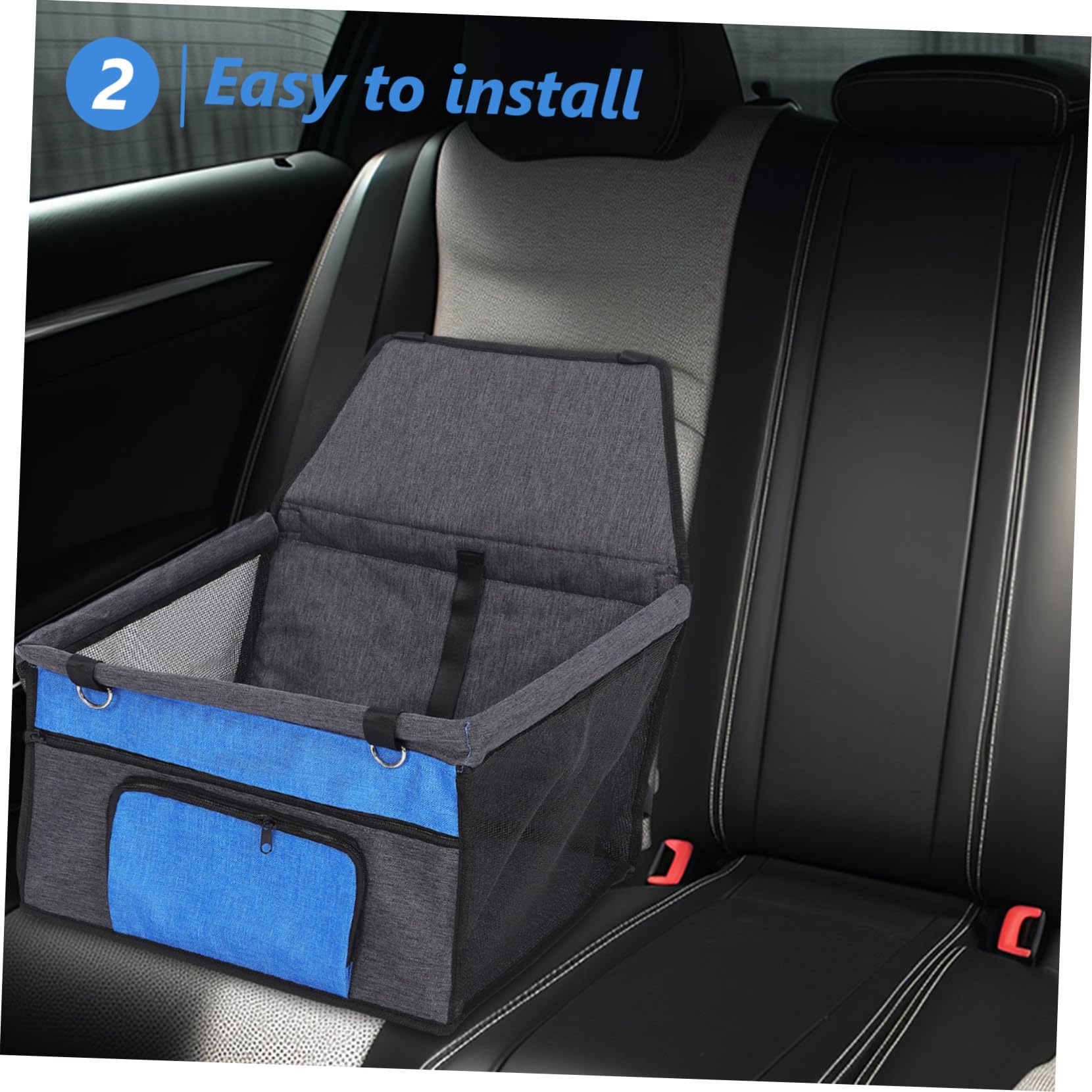Protecteur Siège Voiture pour Chien Antidérapant Tapis Auto Imperméable et Respirant pour Petits Chiens Coussin de Voyage Confortable et Facile à Installer