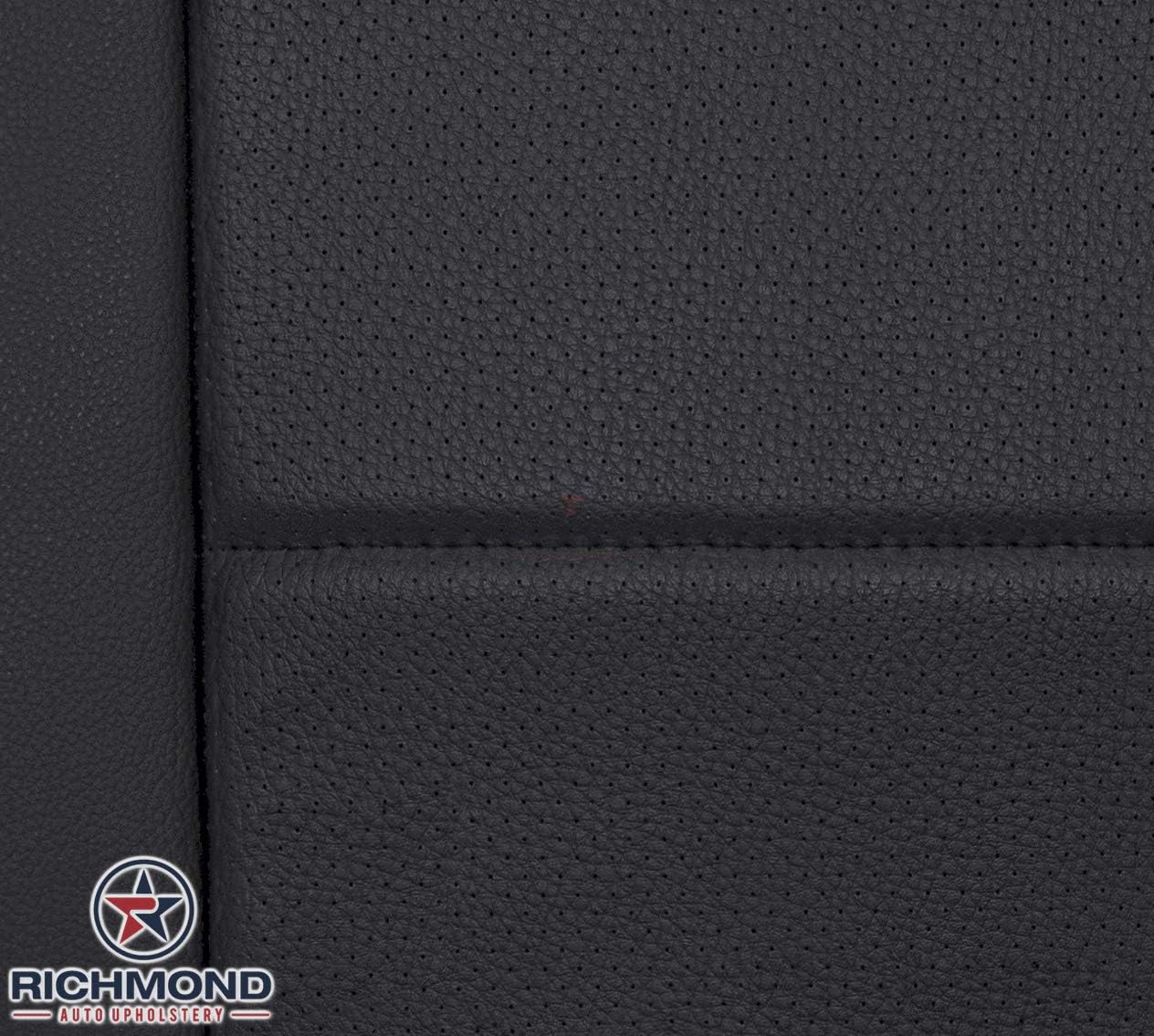 Richmond Auto Upholstery - Driver Side Bottom Compatible with 2010-2016 W212 Mercedes Benz E-Class, Leather Seat Cover, Black