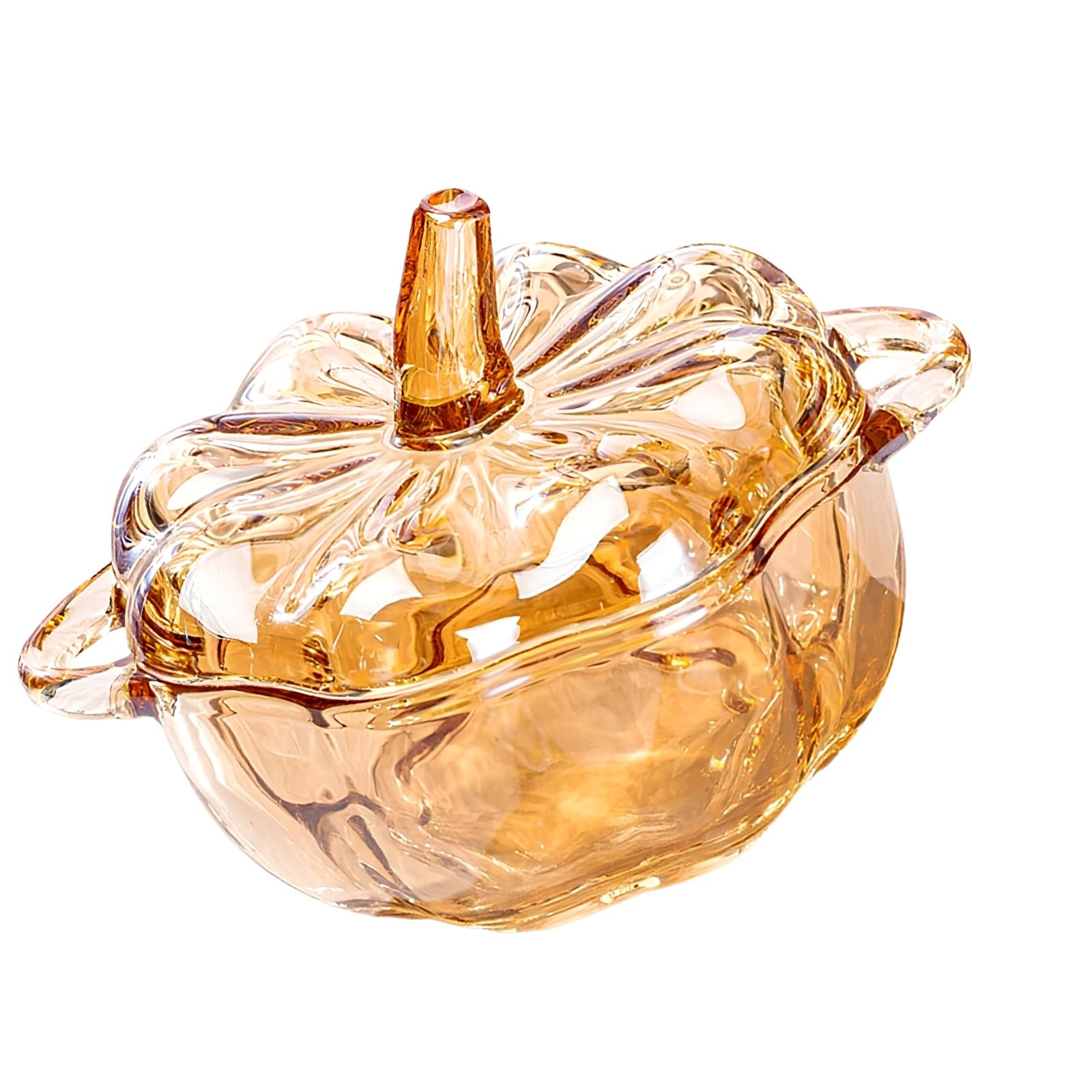 Pumpkins Glass Jar with Lid, Candy Cookie Jars, Jewelry Box, Buffet Biscuit Containers Food Storage, Decorative Jar Gift Buffet Biscuit Containers