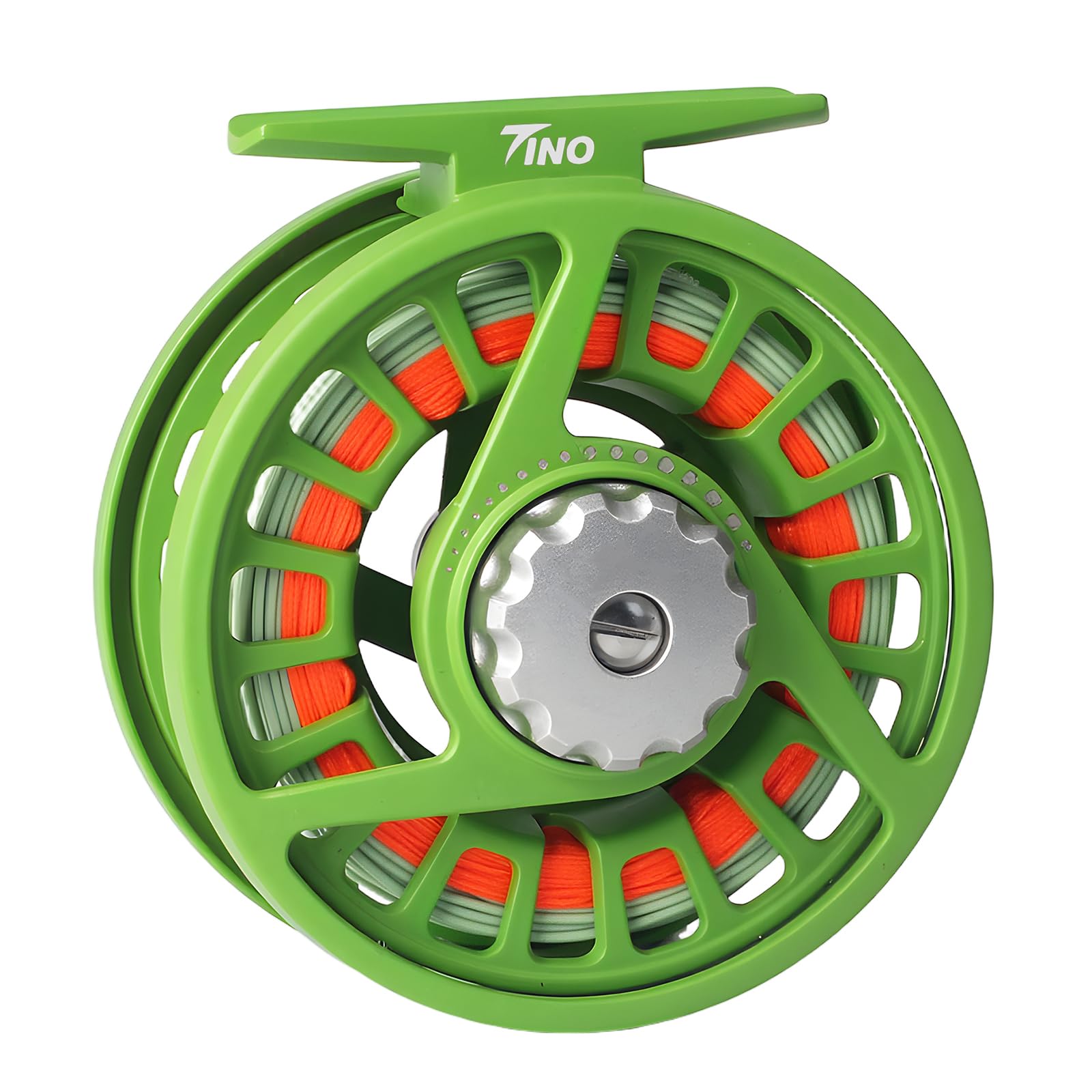 Maxcatch Tino Fly Fishing Reel, Large Arbor All Aluminum with CNC Cutting Trout Fly Reels, 3/4 5/6 7/8wt