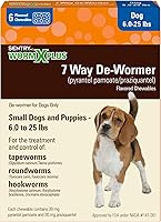 Vista 12 de 7 Way De-Wormer Masticables para perros – Tabletas para perros medianos y grandes (más de 25 libras) (pamoato pirantel/praziquantel), 2