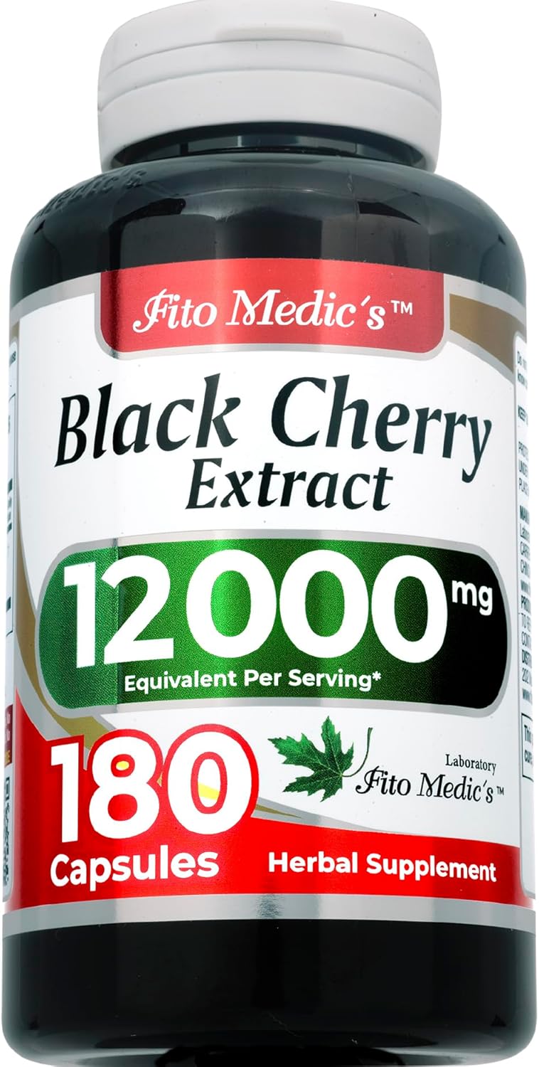 FITO MEDIC'S Lab | Black Cherry |180 Capsules | Cherry Pills | Black Cherry Capsules | Ultra high Absorption - Image 2