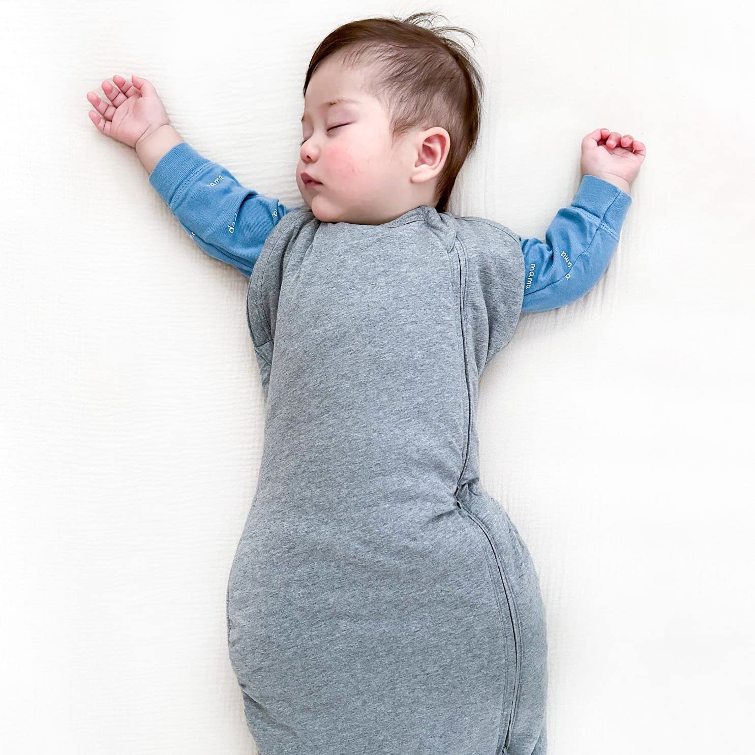 Happiest Baby Sleepea Comforter Swaddle, 100% Organic Cotton Baby Swaddle Blanket - Image 4