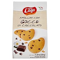 Lago 1968, Frollini con Cacao e Nocciole 320g, Biscotti Frollini con Cioccolato e Miele da Inzuppare, Senza Olio di Palma, Ricetta Ricca, Ideali per Colazione
