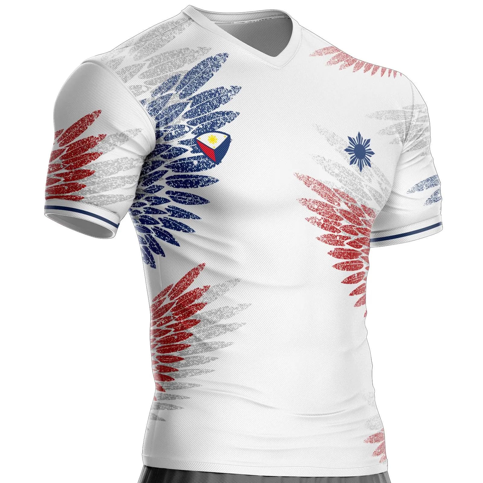 Maillot Philippines Football FI-74 Drapeau philippin