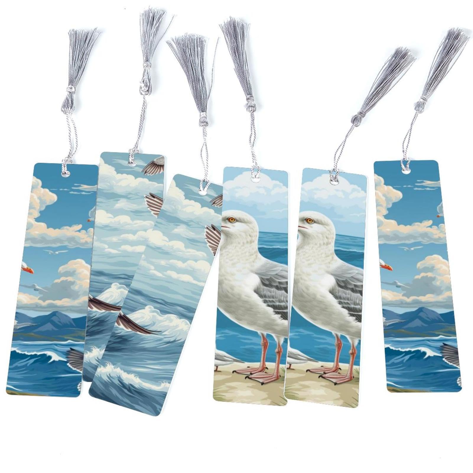Marque-page mouette à pompon (lot de 6) pour sublimer vos lectures - 8