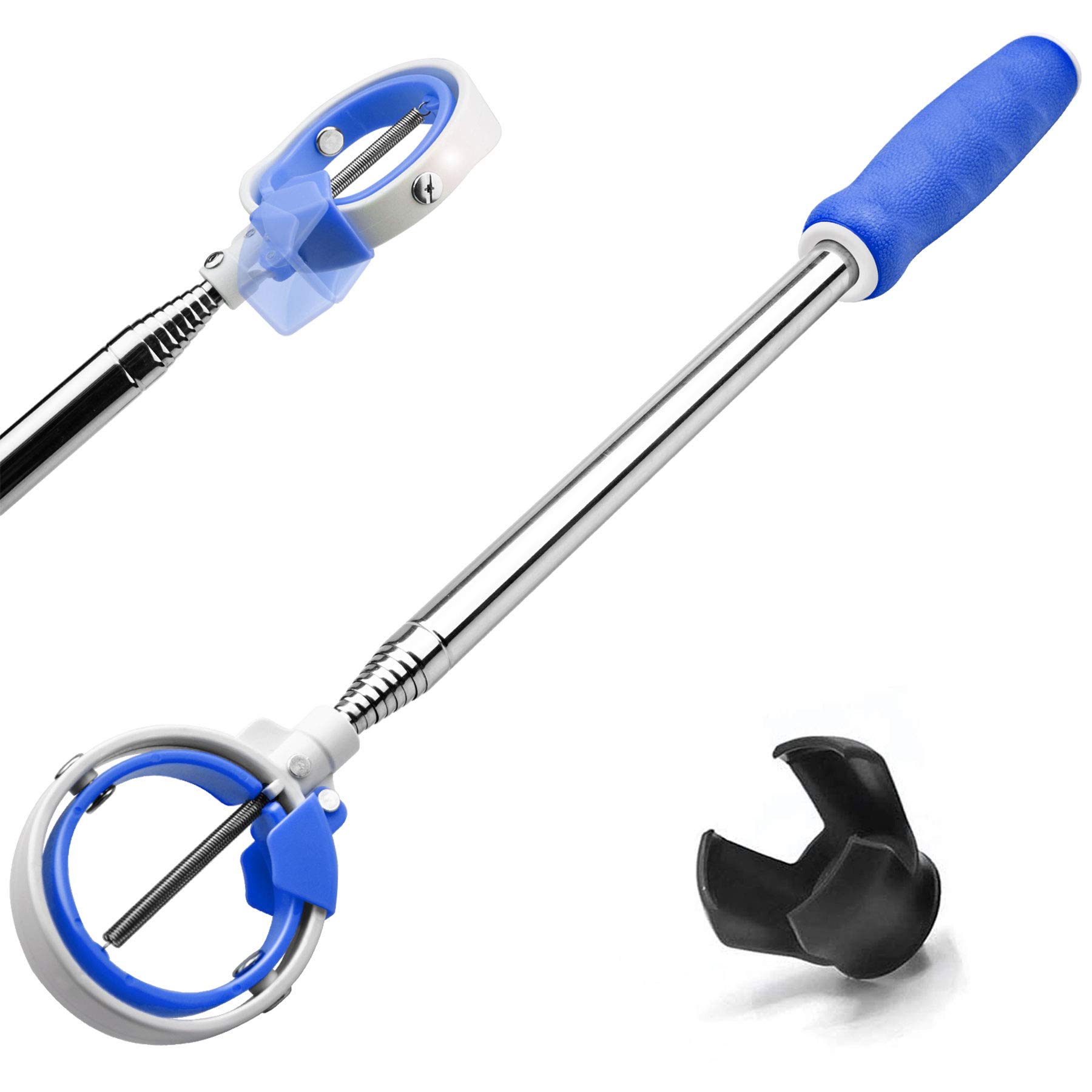 prowithlin Telescopic Golf Ball Retriever for Water, with Grabber Pick Up, Spring-Release Head & Locking Clip, Gifts for Men