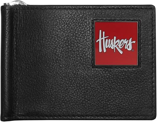 Miniatura 7 de Siskiyou Cartera deportiva de cuero con clip para billetes de la NCAA