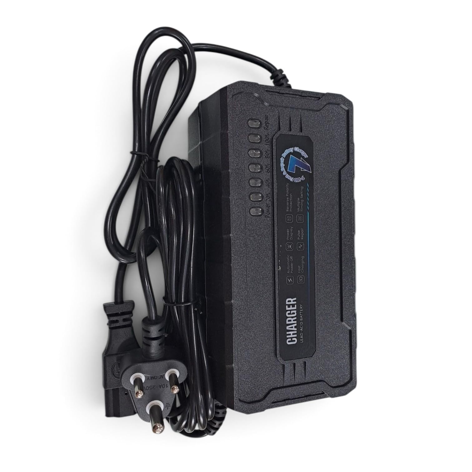 7 Lamps Charger 60V 4 AMP for Electric Scooter | for Lead Acid and Graphene 5 Battery Scooter | Longest 2.5+1 Meter Wire | Auto Cutoff Protection | Fast Charging.-image-35