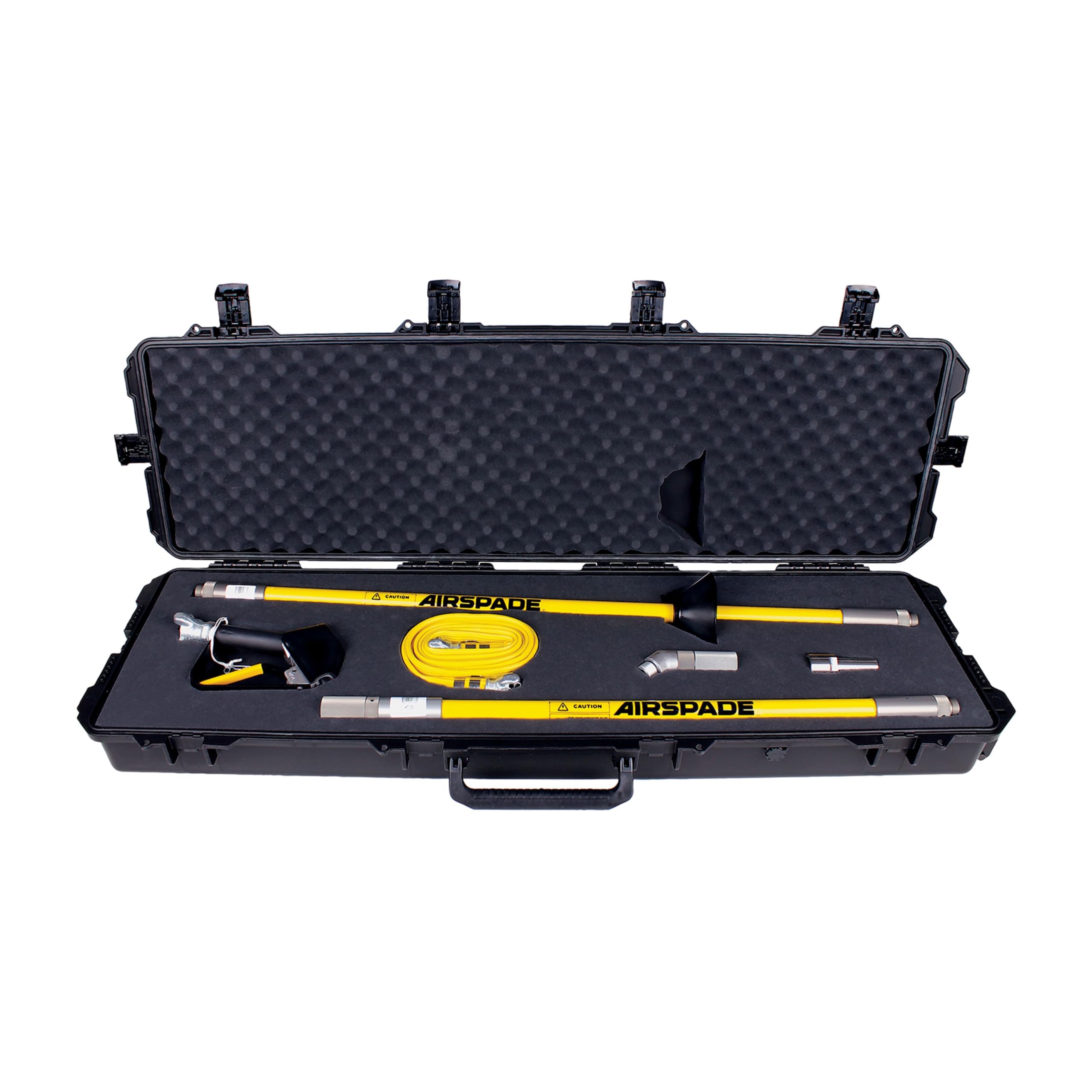 2000 HT106 Construction Pneumatic Soil Trenching Excavation Kit - 150 CFM Supersonic Nozzle with Rugged Lightweight 4 FT Barrel