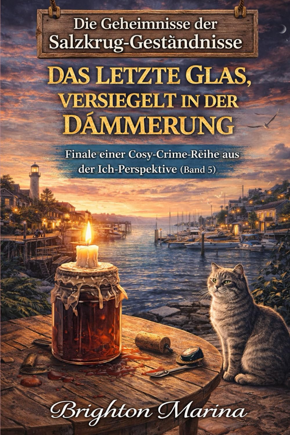 DAS LETZTE GLAS, VERSIEGELT IN DER DÄMMERUNG: Finale einer Cosy-Crime-Reihe aus der Ich-Perspektive (Band 5) (Die Geheimnisse der Salzkrug-Geständnisse)