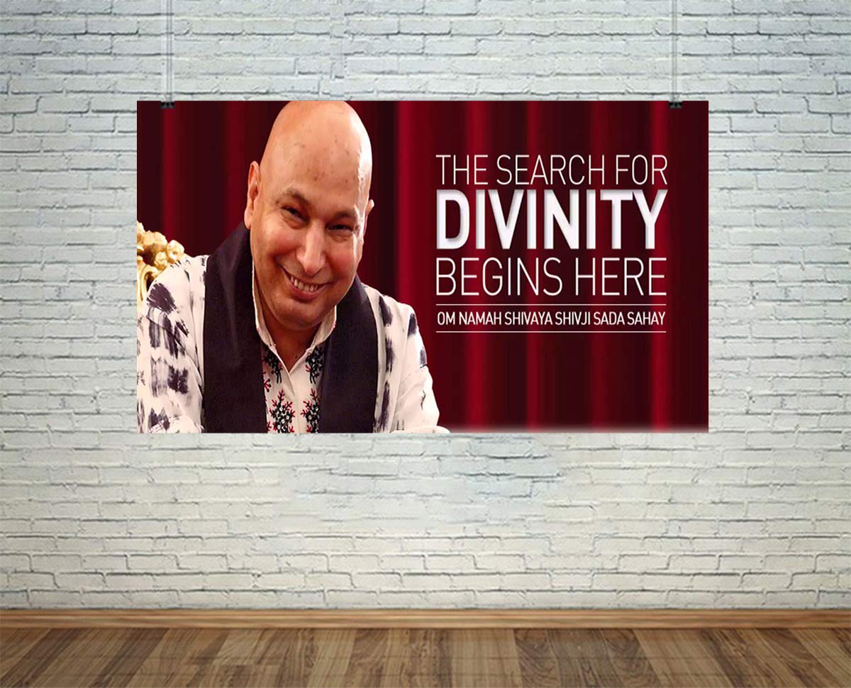 Gadgets Wrap Divinity Guruji Photo Matte Paper Poster (60 cm X 5 cm, Multicolor)