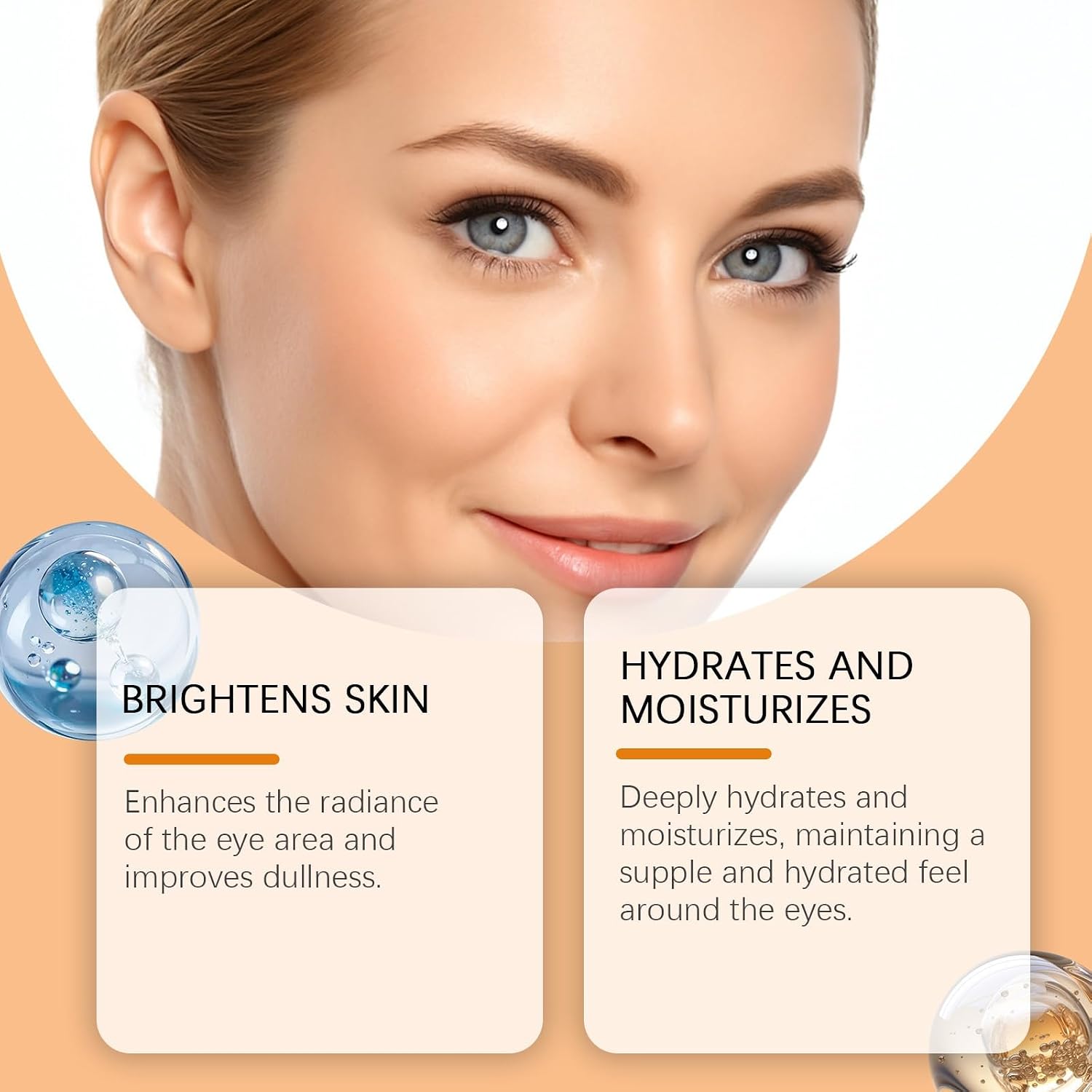 Hydrating Radiant Eye Mask - Revitalizes Eye Area, Provides Hydration, Brightens Skin Tone, Easy to Use for Bright and Refreshed Eyes(5pcs)