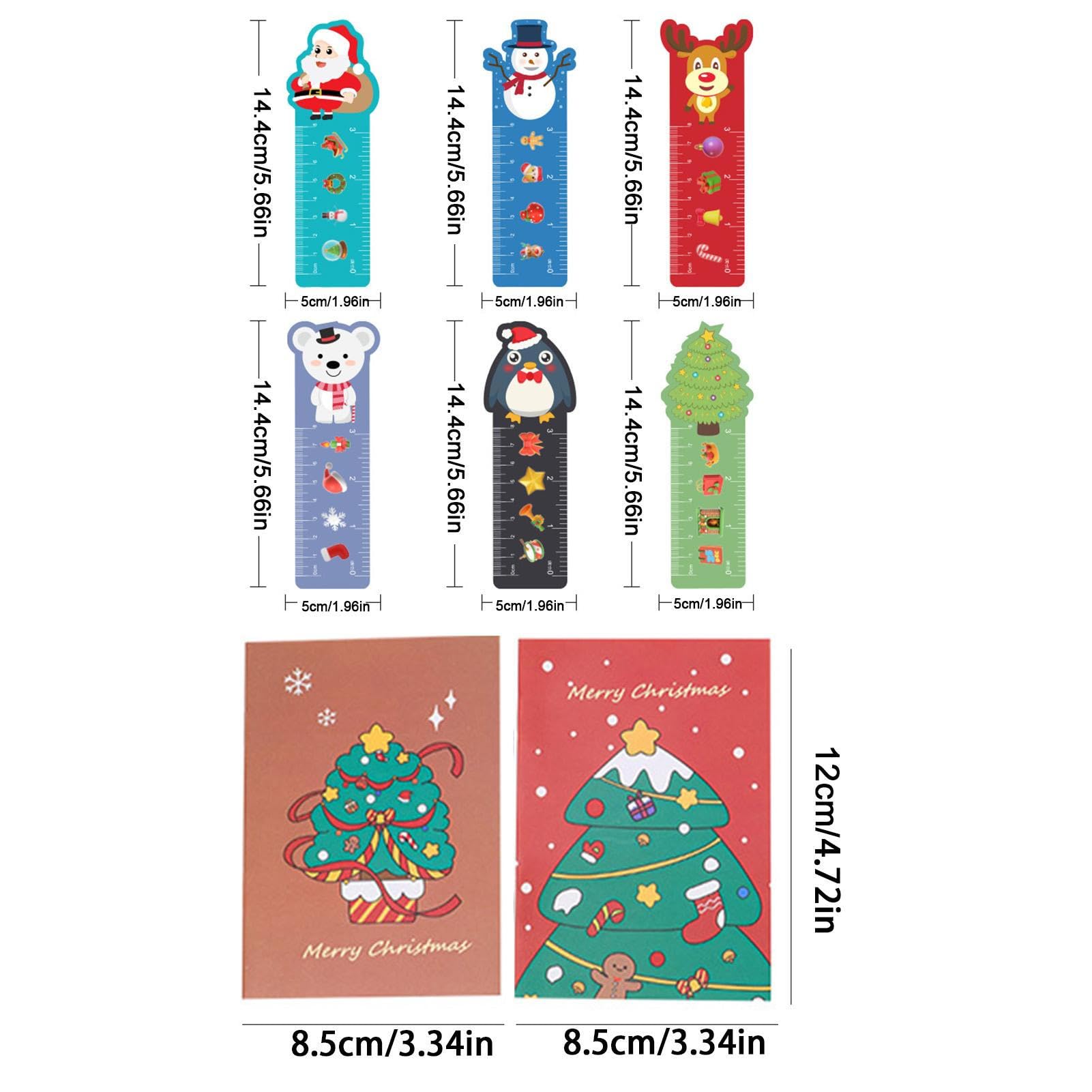 Weihnachts Schreibwaren Set - 6-teiliges Briefpapier Set Für Kinder