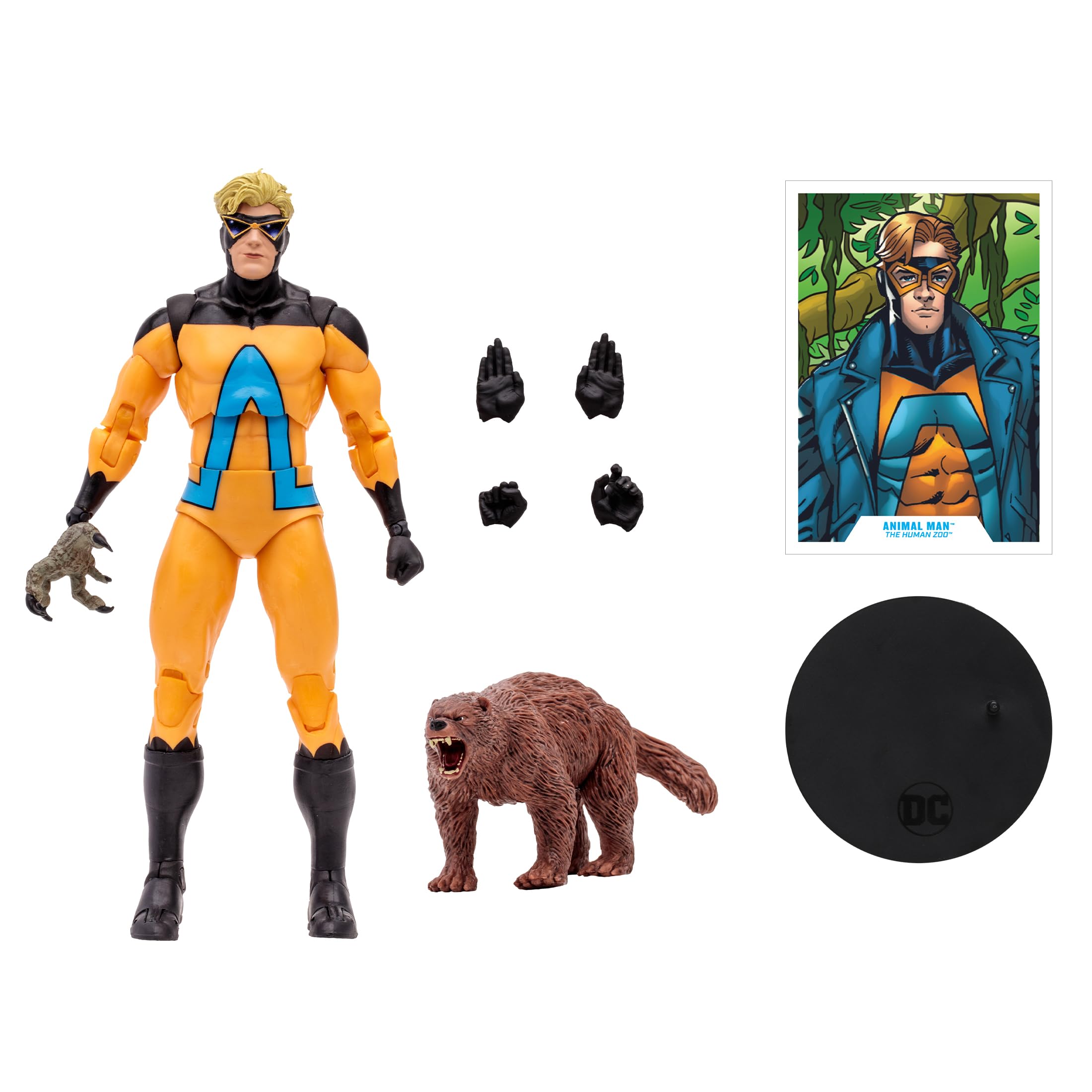 DC Multiverse Animal Man (The Human Zoo) Gold Label - Action figure da 17,8 cm