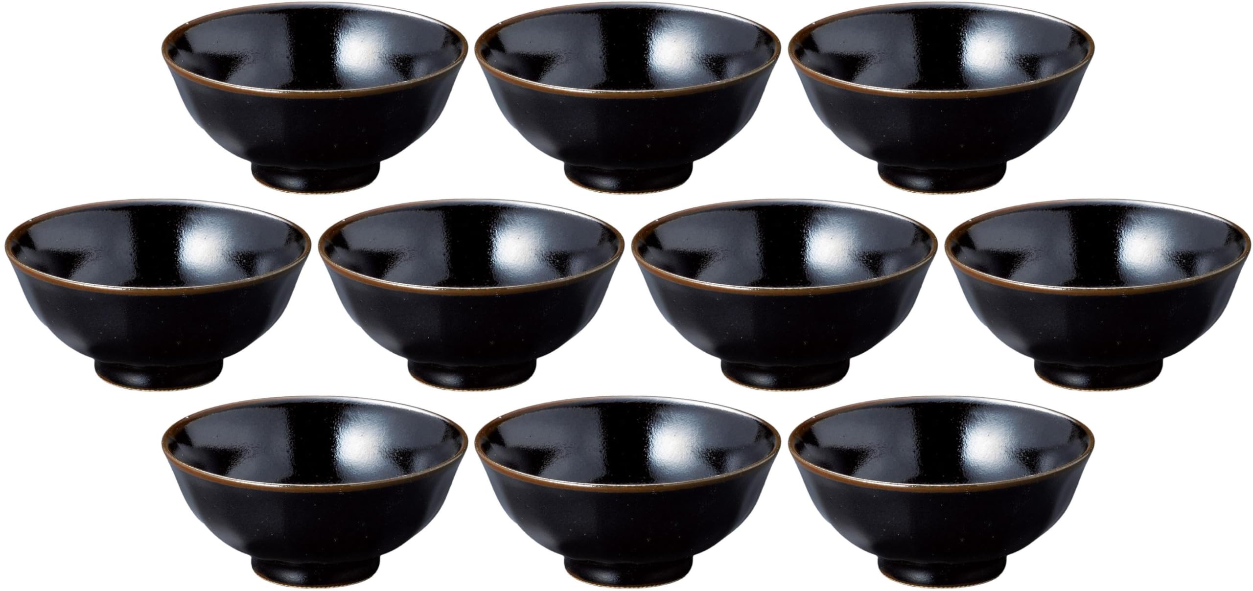 10個セット ゆず天目鯛茶（身） [15×7.3cm] 【茶漬け碗】 ゆず天目