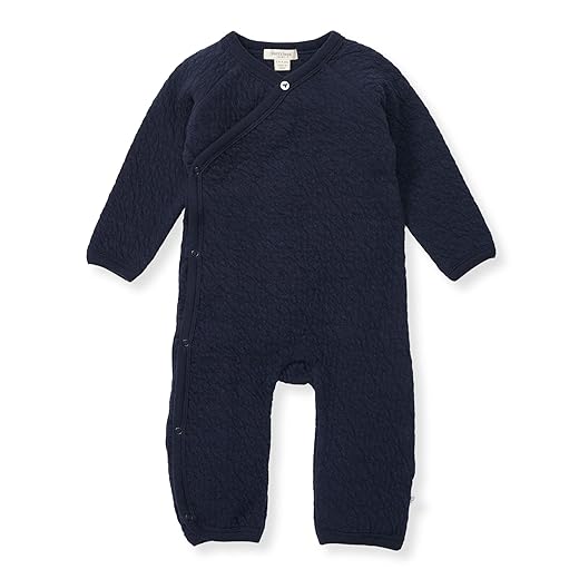 Burt's Bees Baby Boys' 100% Organic One-Piece Long Sleeve Coverall