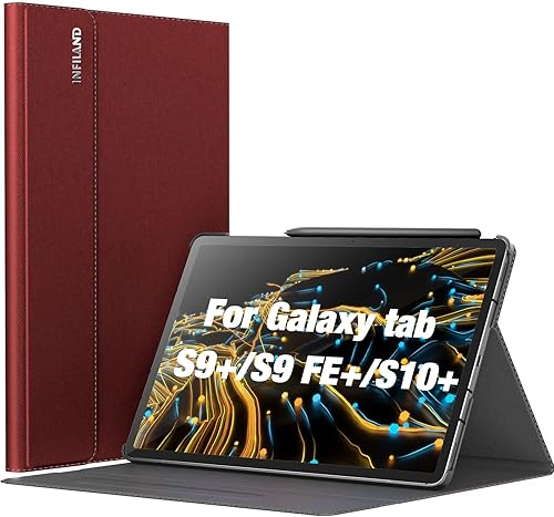 Miniatura 9 de INFILAND Funda para Galaxy Tab S10+ Plus 2024/ S9+ Plus/ S9 FE Plus, Cubierta con Soporte Multi-Ángulo Compatible con Samsung Tab S10 Plus/ S9