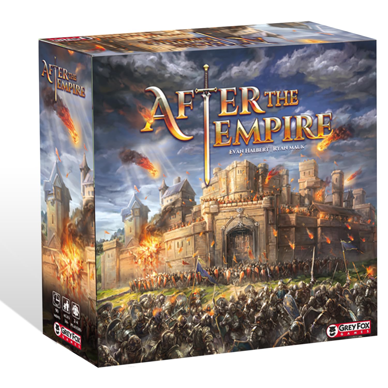 Grey Fox Games Gra planszowa After The Empire | Gra strategiczna o tematyce Tower Defense | Broń swoje królestwo i rządź ziemią | 2-4 graczy | 60-90 minut