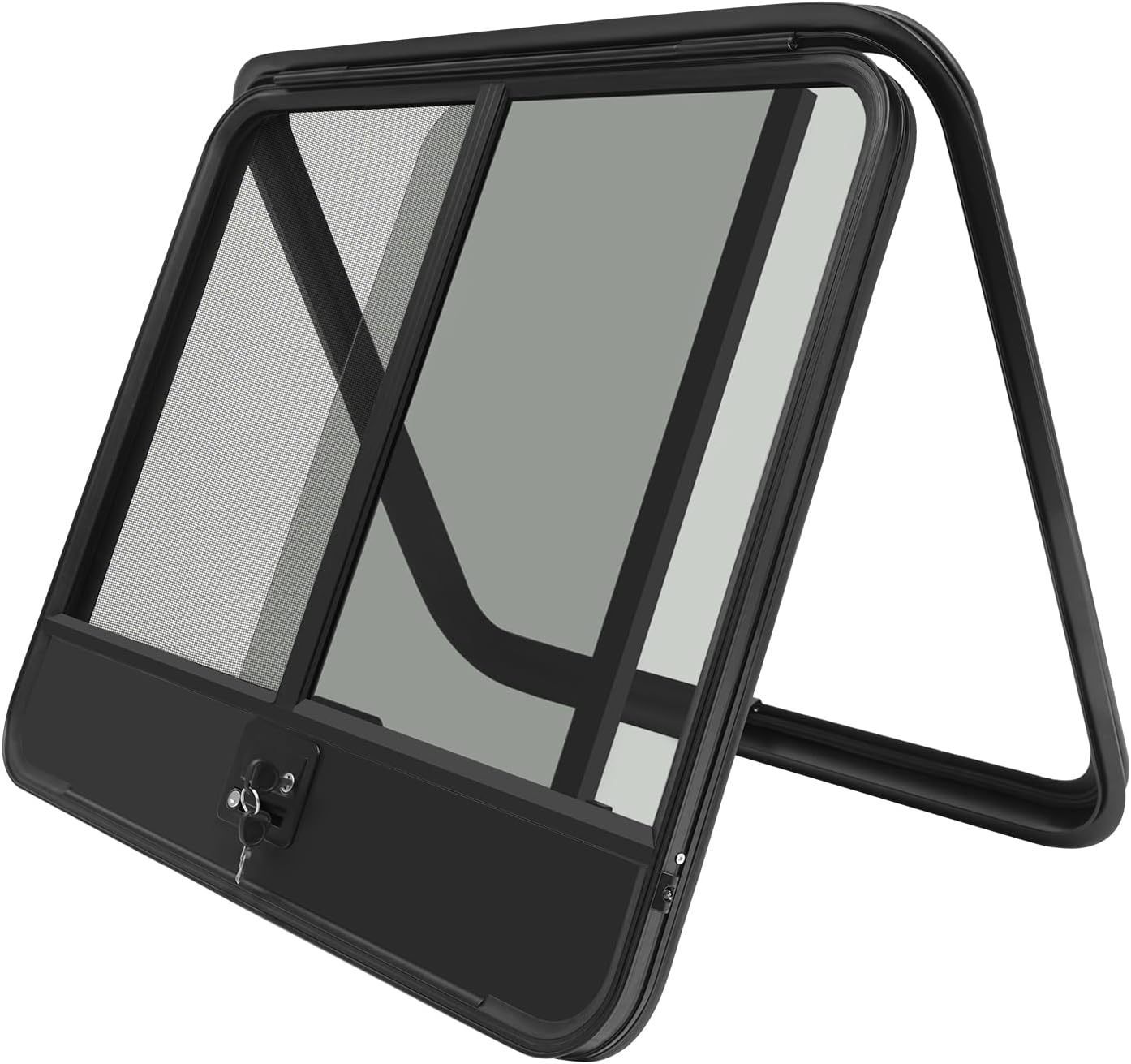 RV Entry Door,30''W x 36''H Left Driver Side RV Camper Teardrop Trailer Door w/4 Keys,Entrance Door for RVs, Campers, Horse Trailers, Cargo Trailers