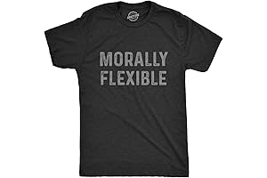 Men's Morally Ambiguous T-shirt: Humor with a Twist