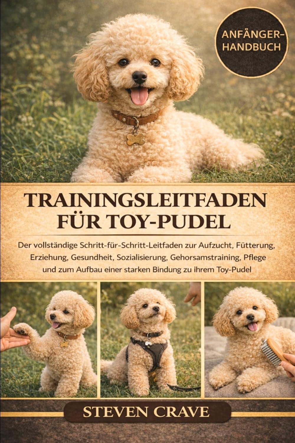 TRAININGSLEITFADEN FÜR TOY-PUDEL: Der vollständige Schritt-für-Schritt-Leitfaden zur Aufzucht, Fütterung, Erziehung, Gesundheit, Sozialisierung, ... einer starken Bindung zu Ihrem Toy-Pudel