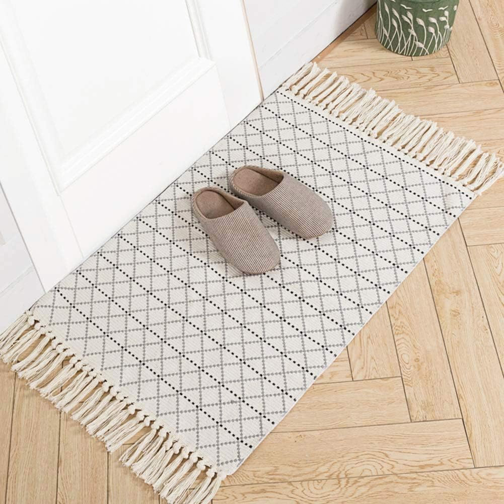 Buy Boho Kitchen Rug With Tassels