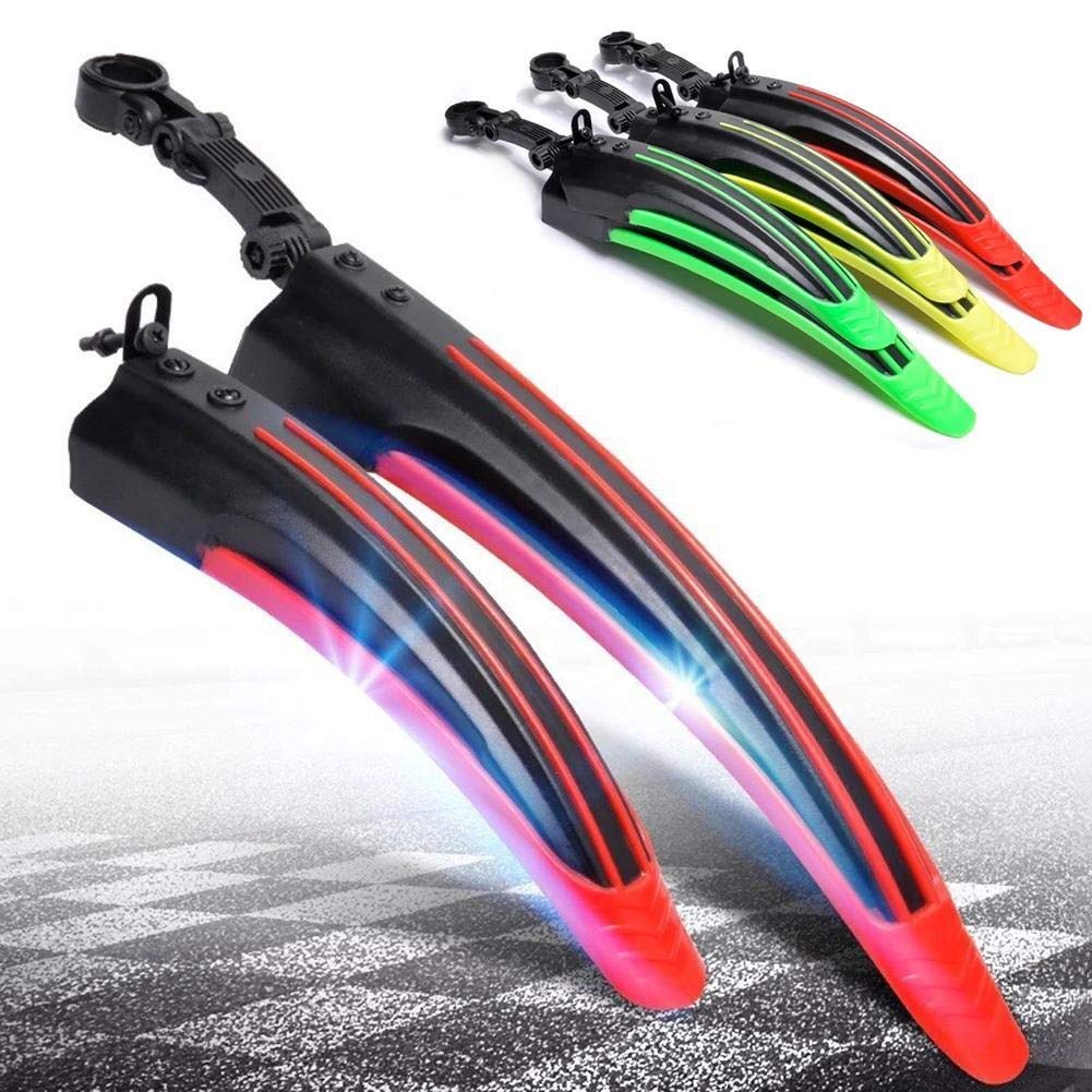 DYTWXG Fahrradschutzblech Fahrradschutzblech Mountainbike Kotflügel Set Schutzbleche Fahrradschutzblech Flügel für Fahrrad Vorder- und Hinterradschutzbleche (Color :Black Blue)