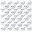 KEVENZ 120-Pack 3-Star 40mm Table Tennis Balls,Advanced Training Ping Pong Balls (White)